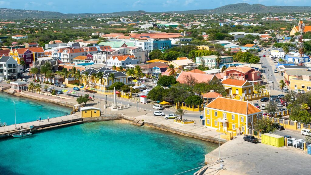 Bonaire coastline.