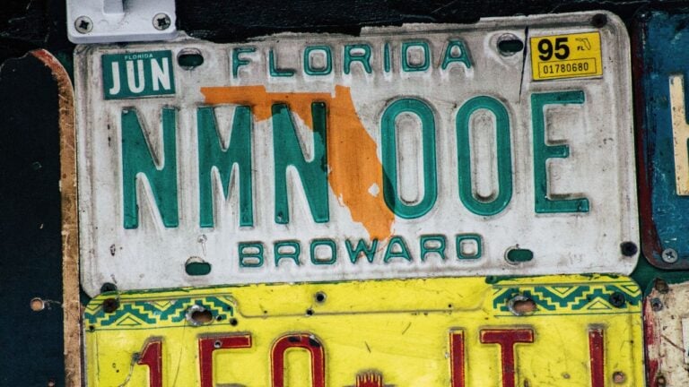 8 Florida License Plate Designs Pulled for Weak Sales